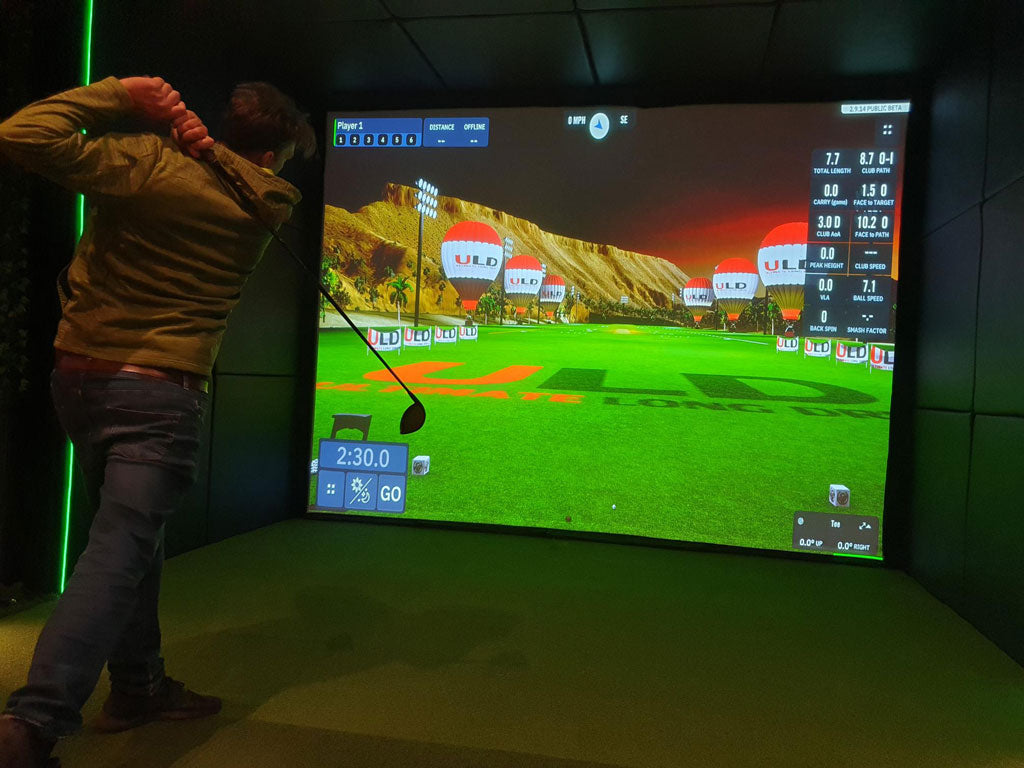 The Nottingham Driving Range with a Difference: It's Indoor!