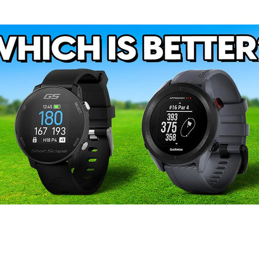 Shot Scope vs Garmin golf watches