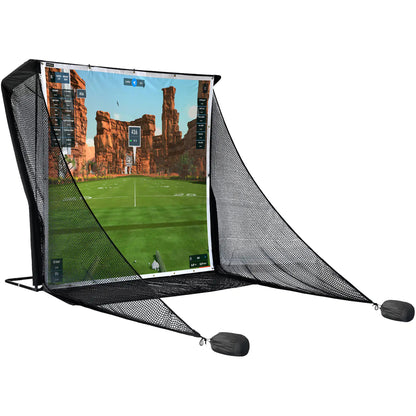 SimSpace Deluxe Home Driving Net Impact Screen & 20 Bungee Cords
