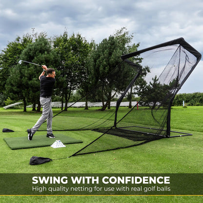 SimSpace Deluxe Golf Practice Net 8FT Wide