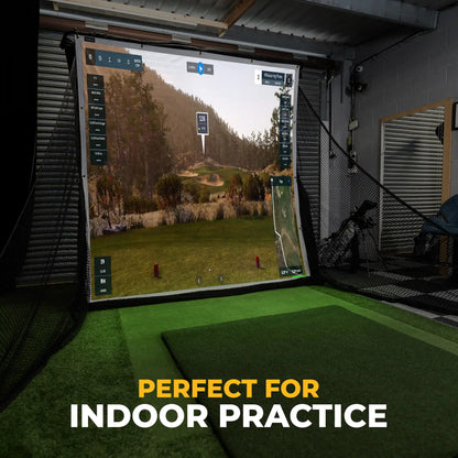 SimSpace Deluxe Home Driving Net Impact Screen & 20 Bungee Cords