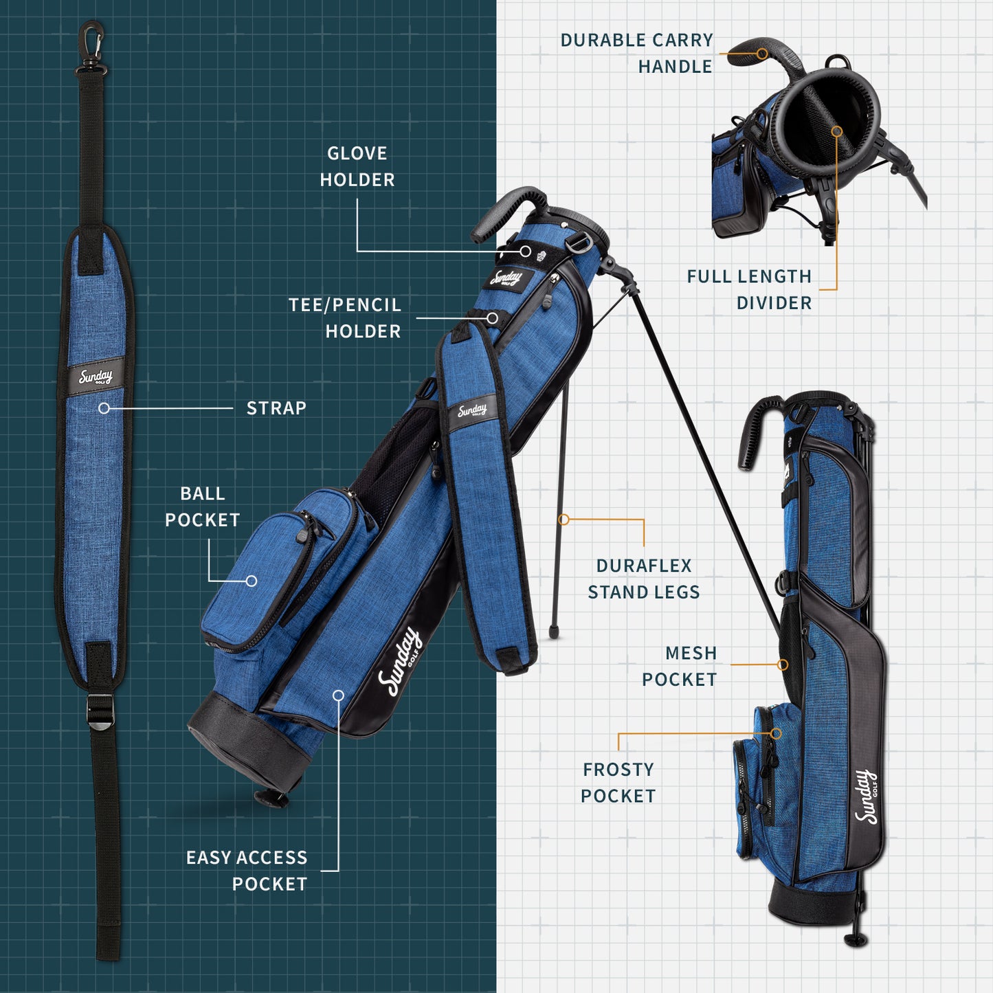 Sunday Golf: Loma - Par 3 Golf Bag