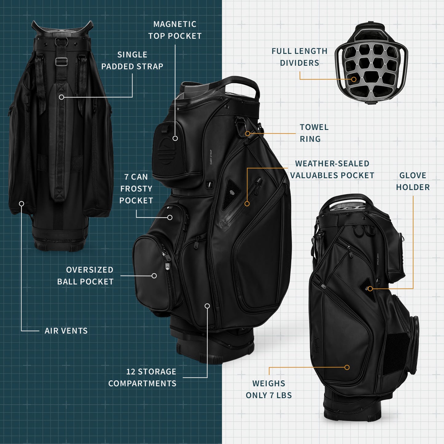 Sunday Golf: Big Rig S Class - Golf Bag