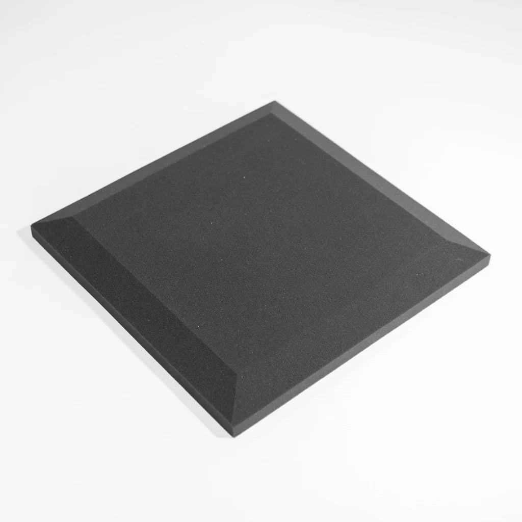 Golf Simulator Bevelled Acoustic Wall Tiles (Black 10pk)