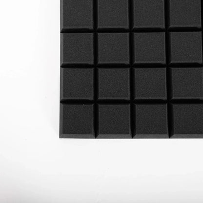Golf Simulator Diamond Acoustic Wall Tiles (Black 10pk)