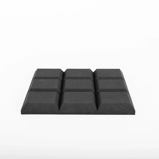 Golf Simulator Diamond Acoustic Wall Tiles (Black 10pk)