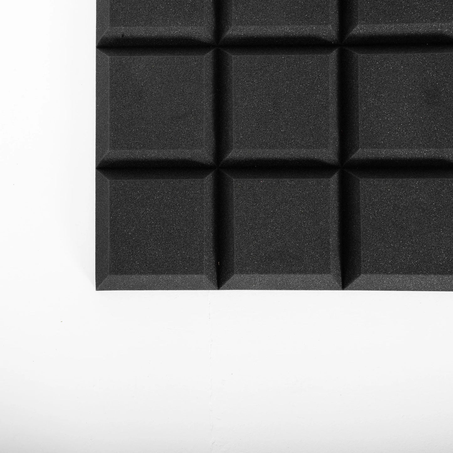 Golf Simulator Diamond Acoustic Wall Tiles (Black 10pk)