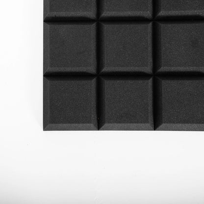 Golf Simulator Diamond Acoustic Wall Tiles (Black 10pk)
