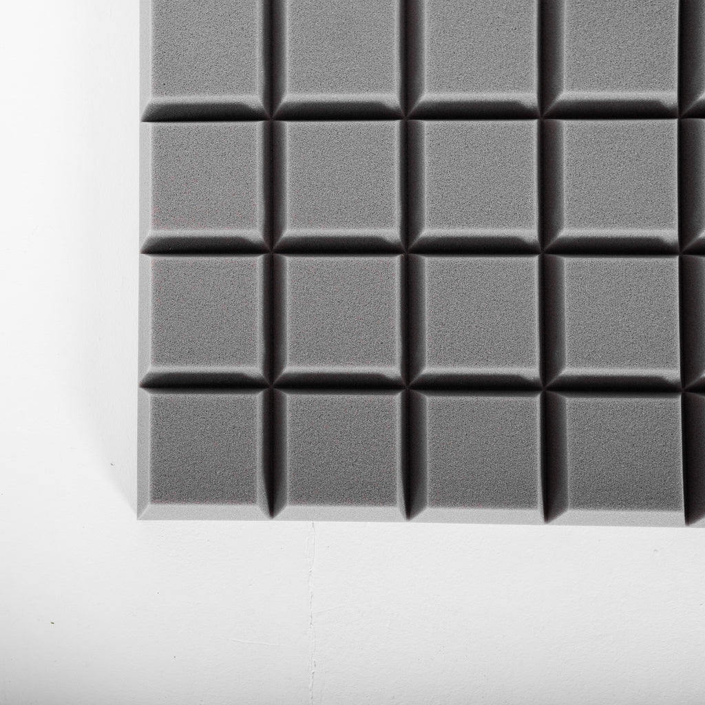 Golf Simulator Diamond Acoustic Wall Tiles (Grey10pk)