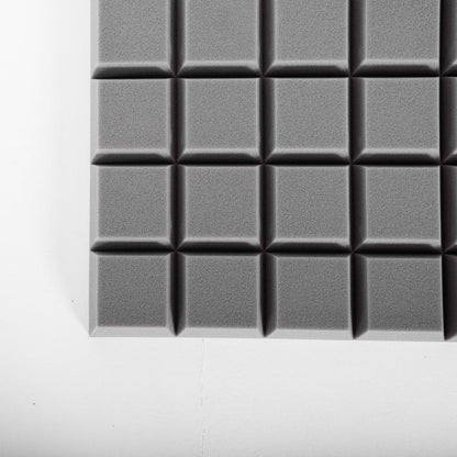 Golf Simulator Diamond Acoustic Wall Tiles (Grey10pk)