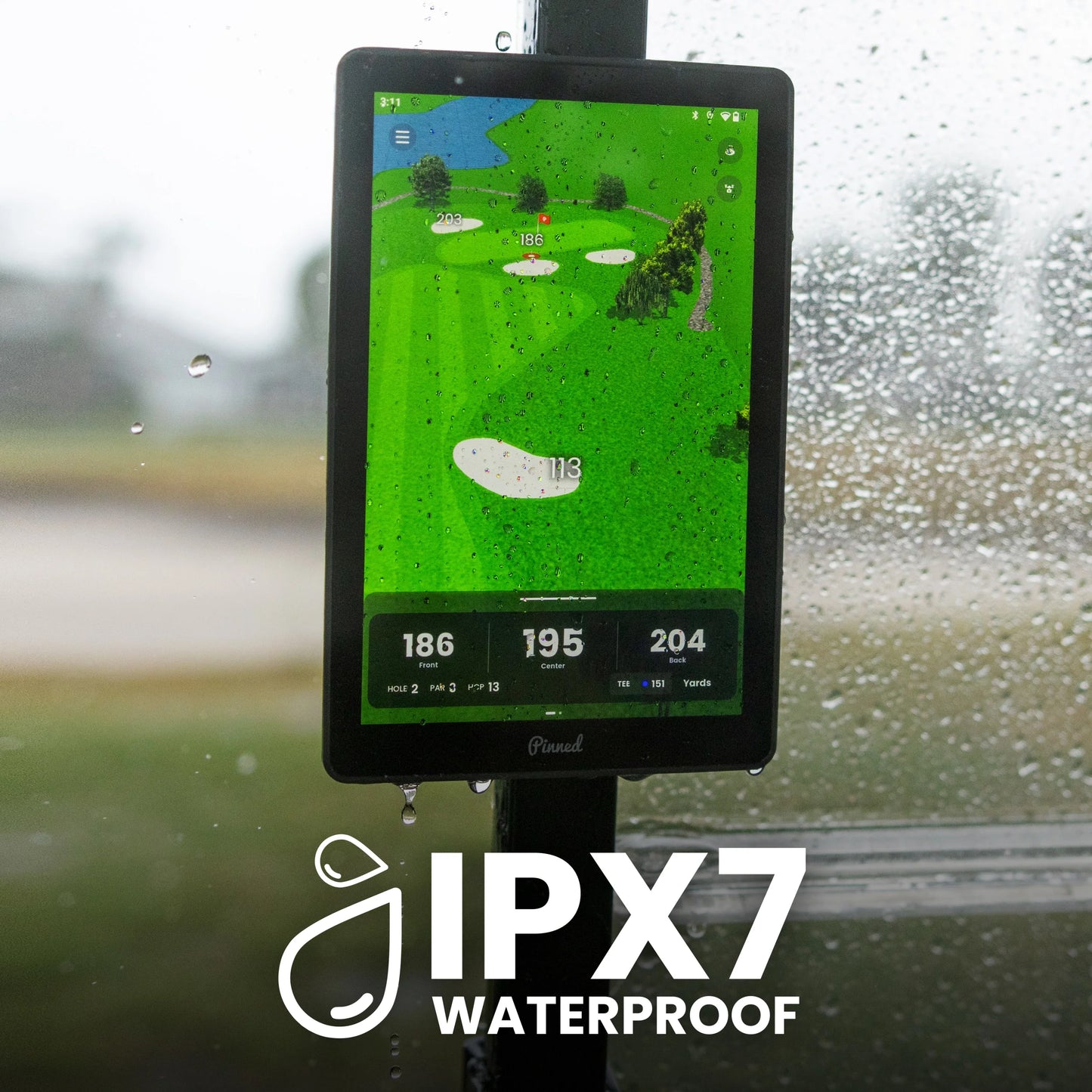 Pinned Golf The Caddie GPS Tablet