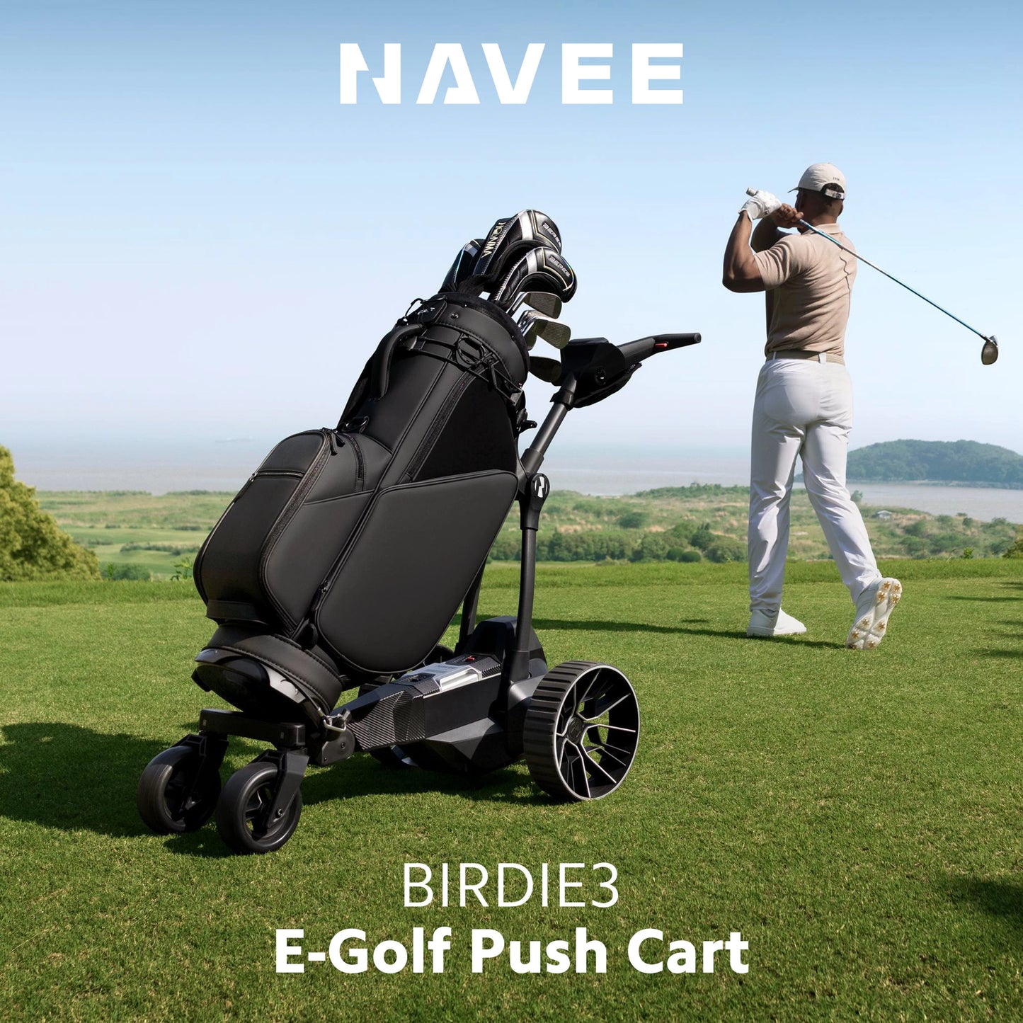 NAVEE Birdie 3 Electric Remote Trolley
