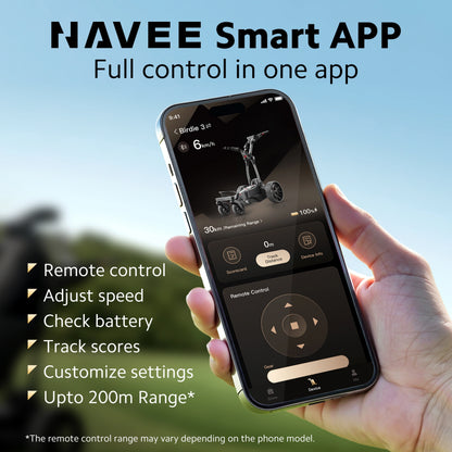 NAVEE Birdie 3x Electric Follow Trolley