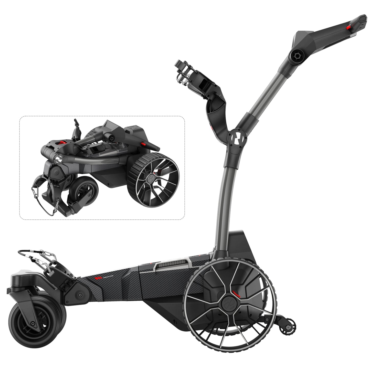NAVEE Birdie 3x Electric Follow Trolley