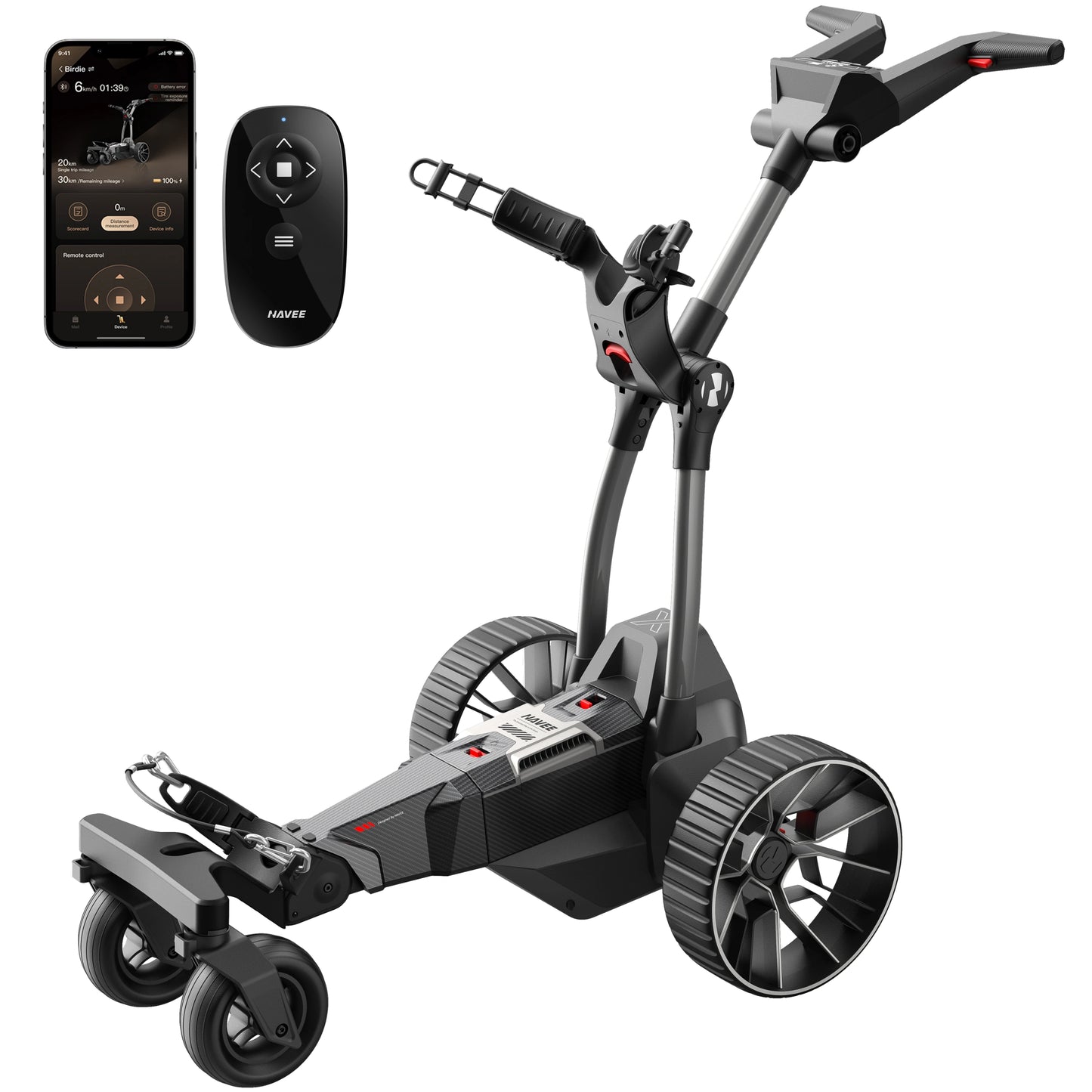 NAVEE Birdie 3x Electric Follow Trolley