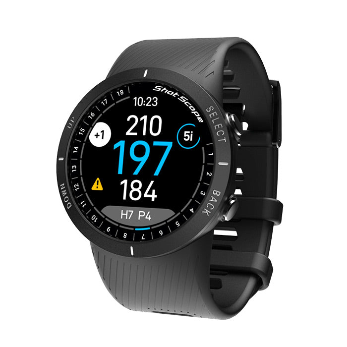 Shot Scope V5 GPS and Performance Tracking Watch - Black